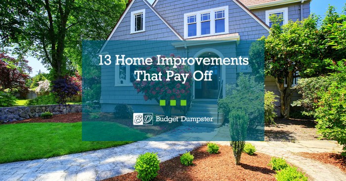 13 Top Home Improvements That Pay Off | Budget Dumpster