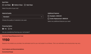 Roof Replacement Estimate Form Free Roof Estimate Templates Venngage